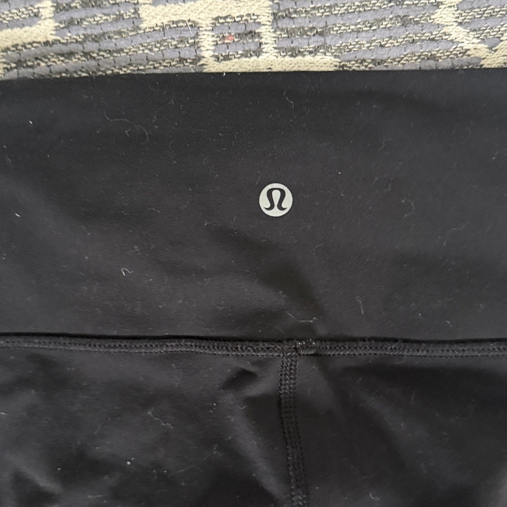 Lululemon Wunder Under Crop Leggings Tights Black High Rise - Picture 7 of 7